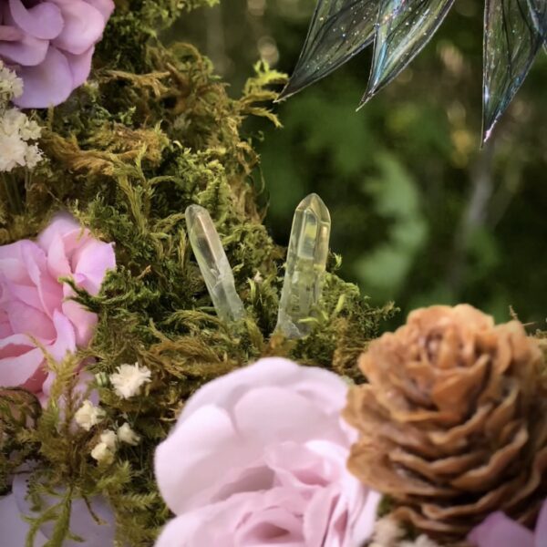 Couronne de fleurs féerique