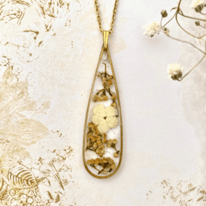 pendentif fleurs