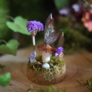 décoration fée améthyste